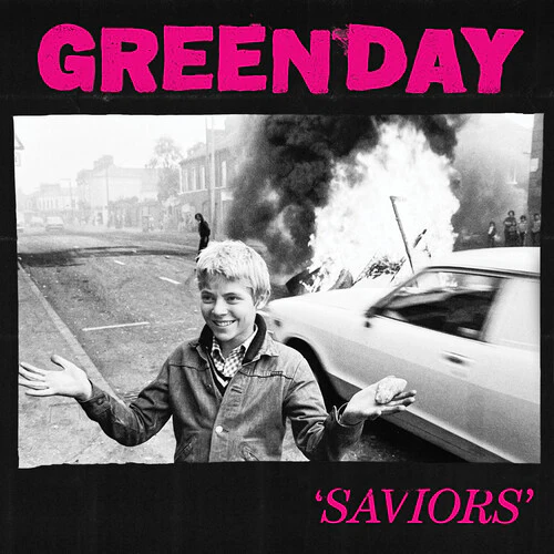 Green Day - Saviors LP (Black/Hot Pink Vinyl)