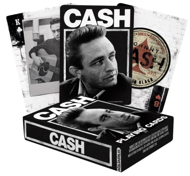 Johnny Cash Playing Cards