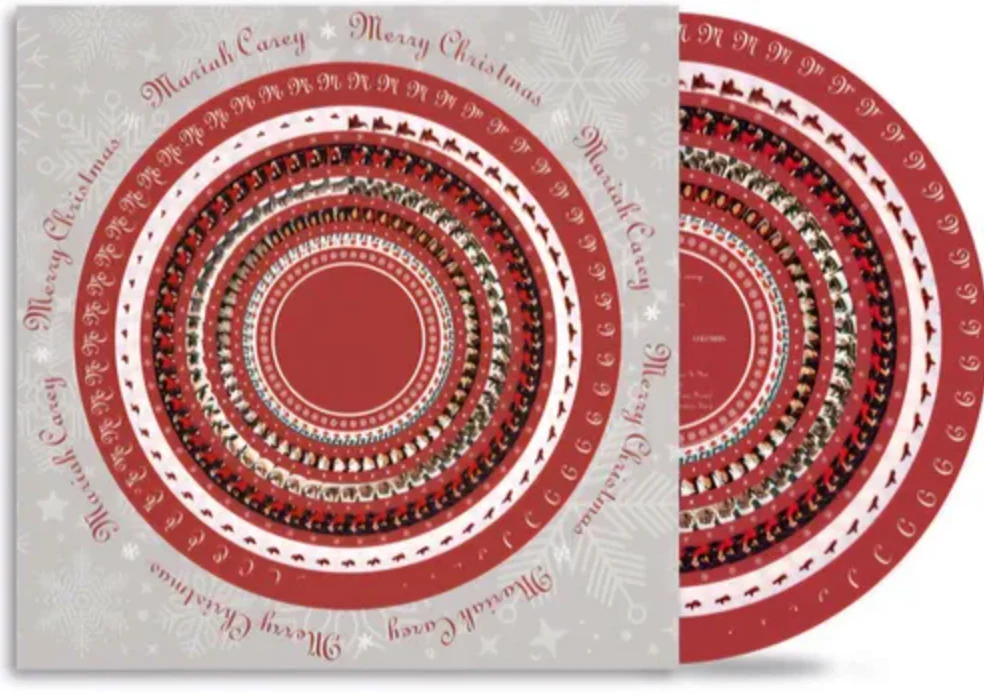 Mariah Carey - Merry Christmas (30th Anniversary) LP (Zoetrope Picture Disc) - Image 2
