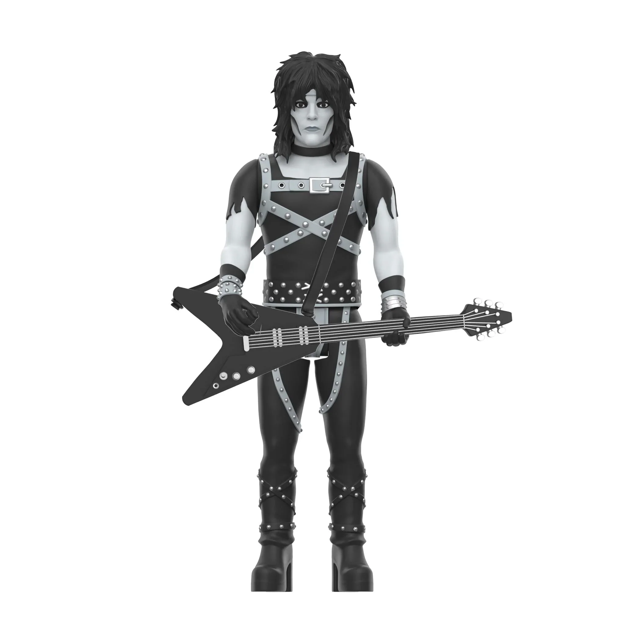 Motley Crue ReAction Figures Wave 2 Mick Mars (Shout At The Devil - Black & White) - Image 2