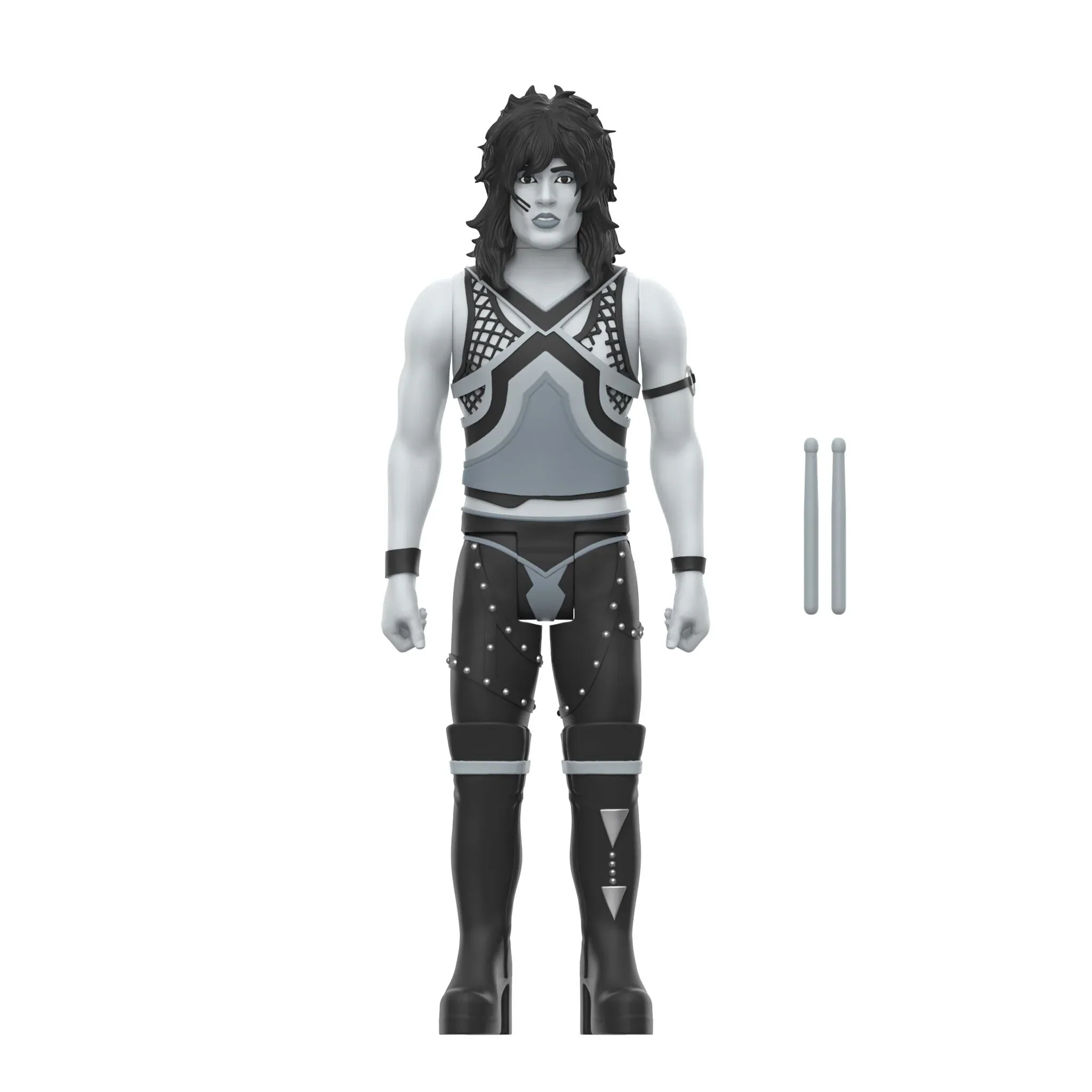 Motley Crue ReAction Figures Wave 2 Tommy Lee (Shout At The Devil - Black & White) - Image 2