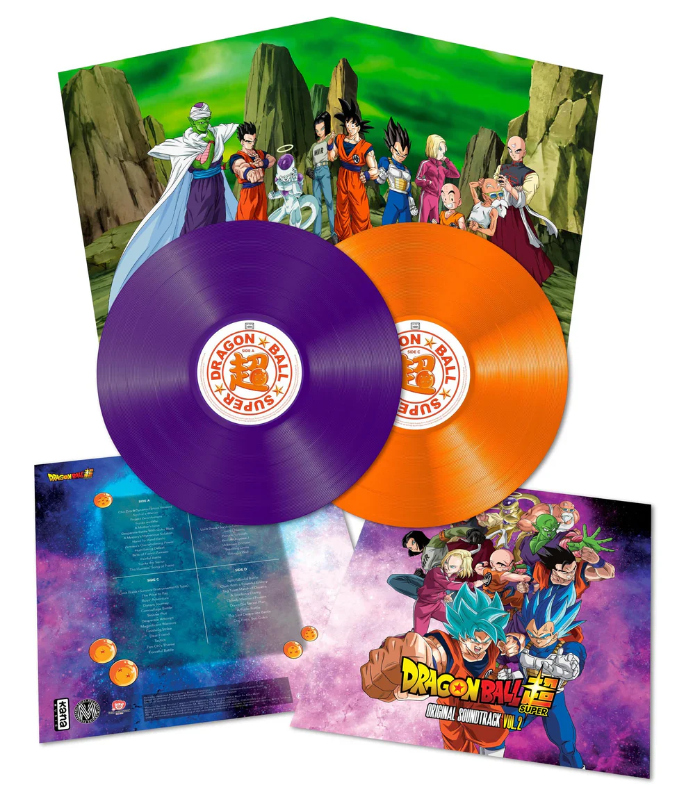 Norihito Sumitomo, Kazuya Yoshii & Takafumi Iwasaki - Dragon Ball Super: Original Soundtrack Vol. 2 2LP (Colour Vinyl) - Image 2