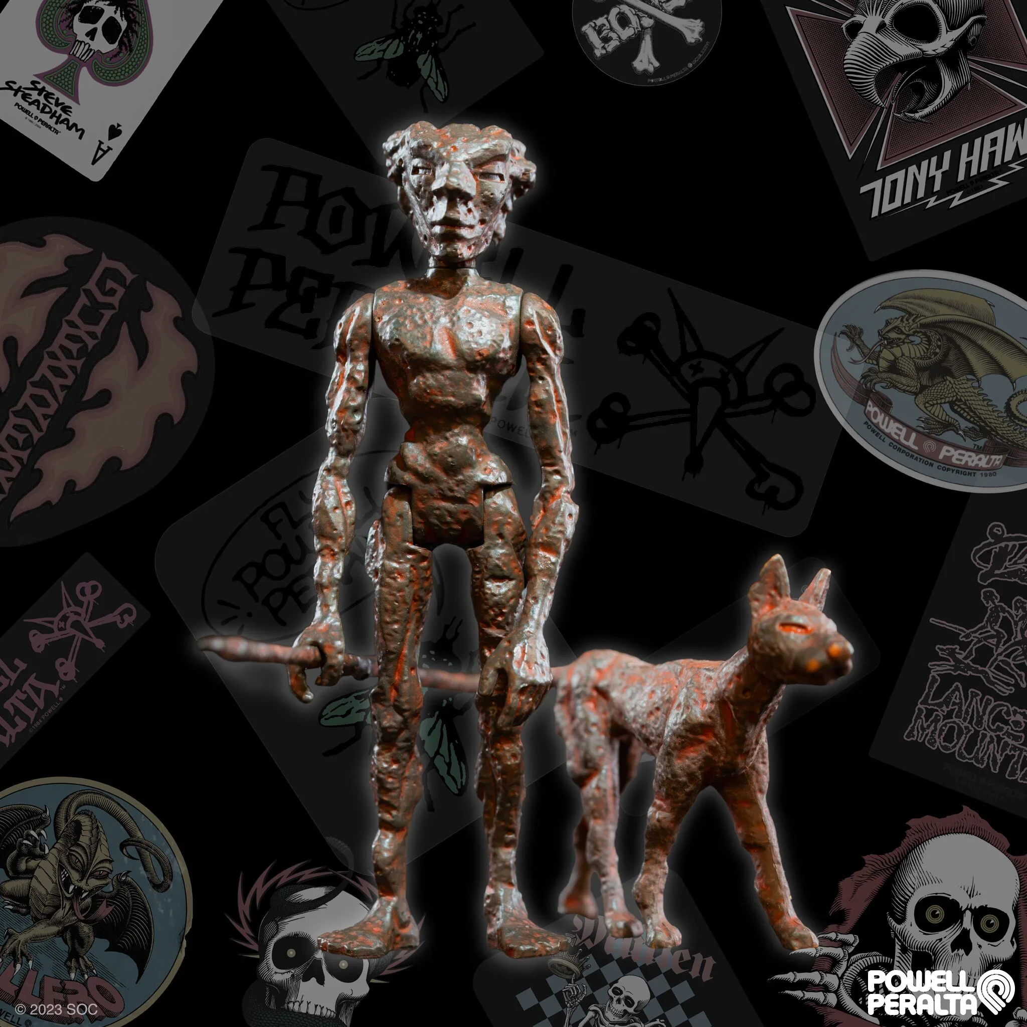 Powell-Peralta ReAction Figure Wave 3 Lance Mountain (Lava Rock) - Image 2