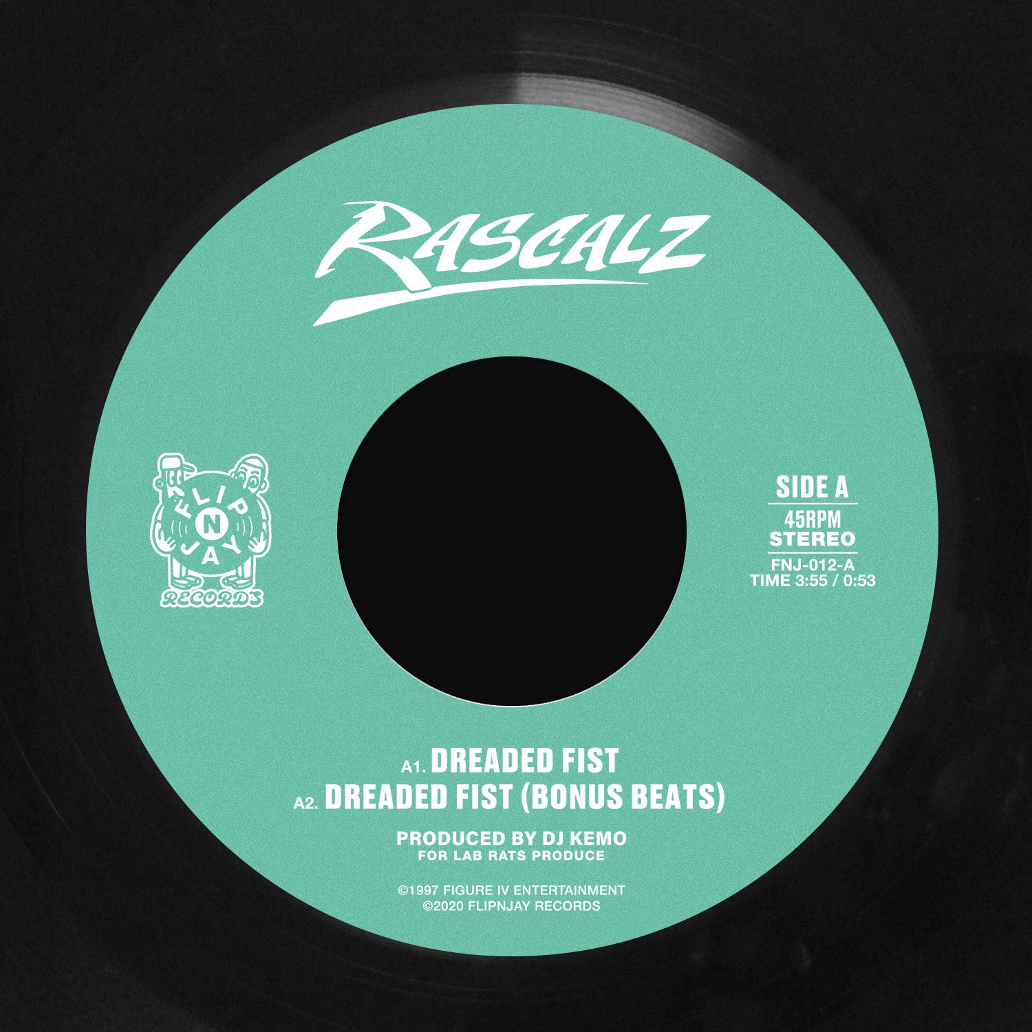 Rascalz - Dreaded Fist / Soul Obligation 7-Inch - Image 3