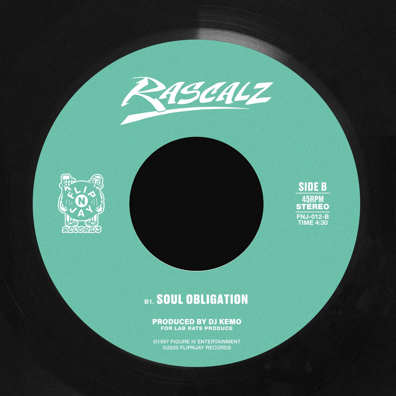 Rascalz - Dreaded Fist / Soul Obligation 7-Inch - Image 4