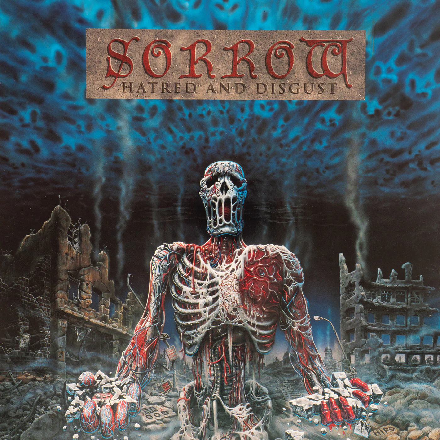 Sorrow - Hatred And Disgust LP (Blue Smoke Vinyl)