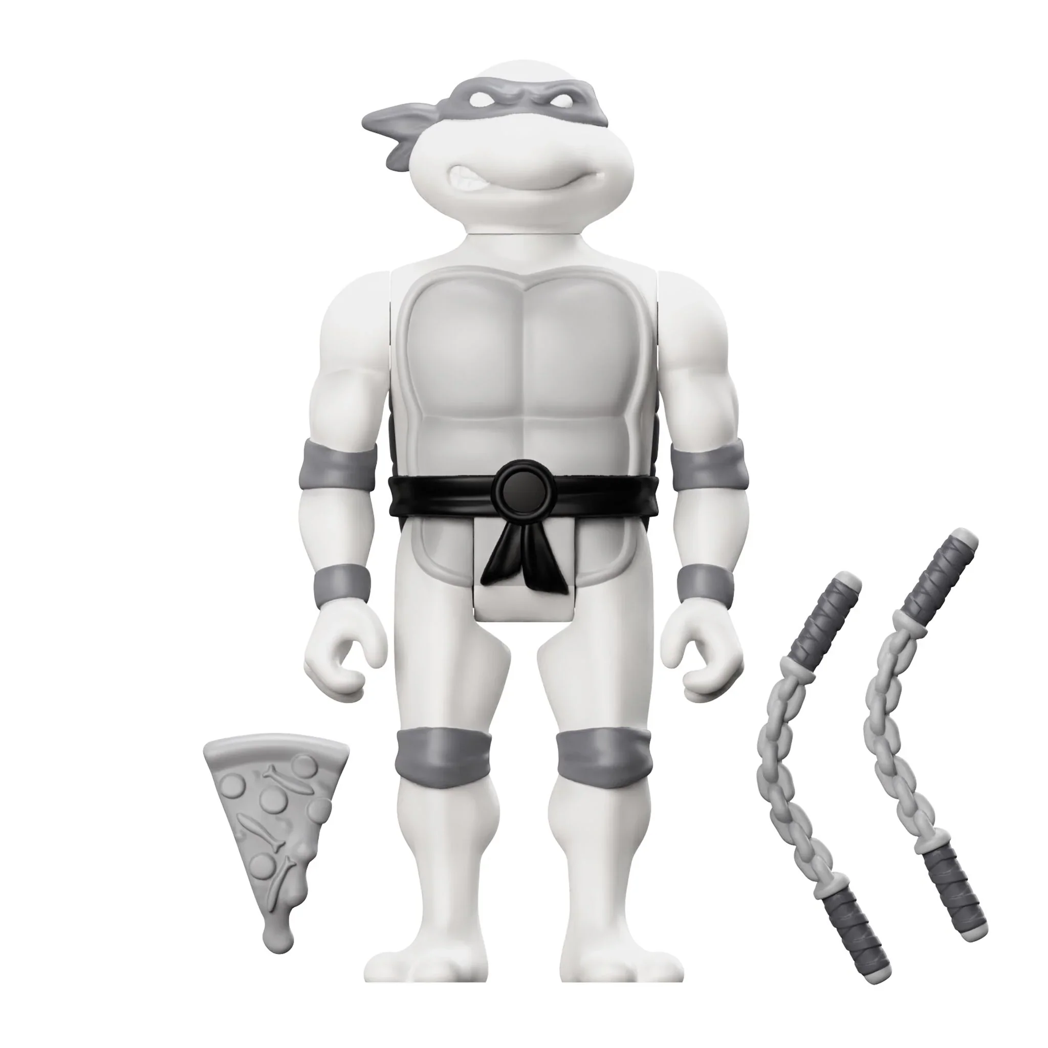 Teenage Mutant Ninja Turtles ReAction Figures Wave 9 Michelangelo (Comic Greyscale) - Image 2