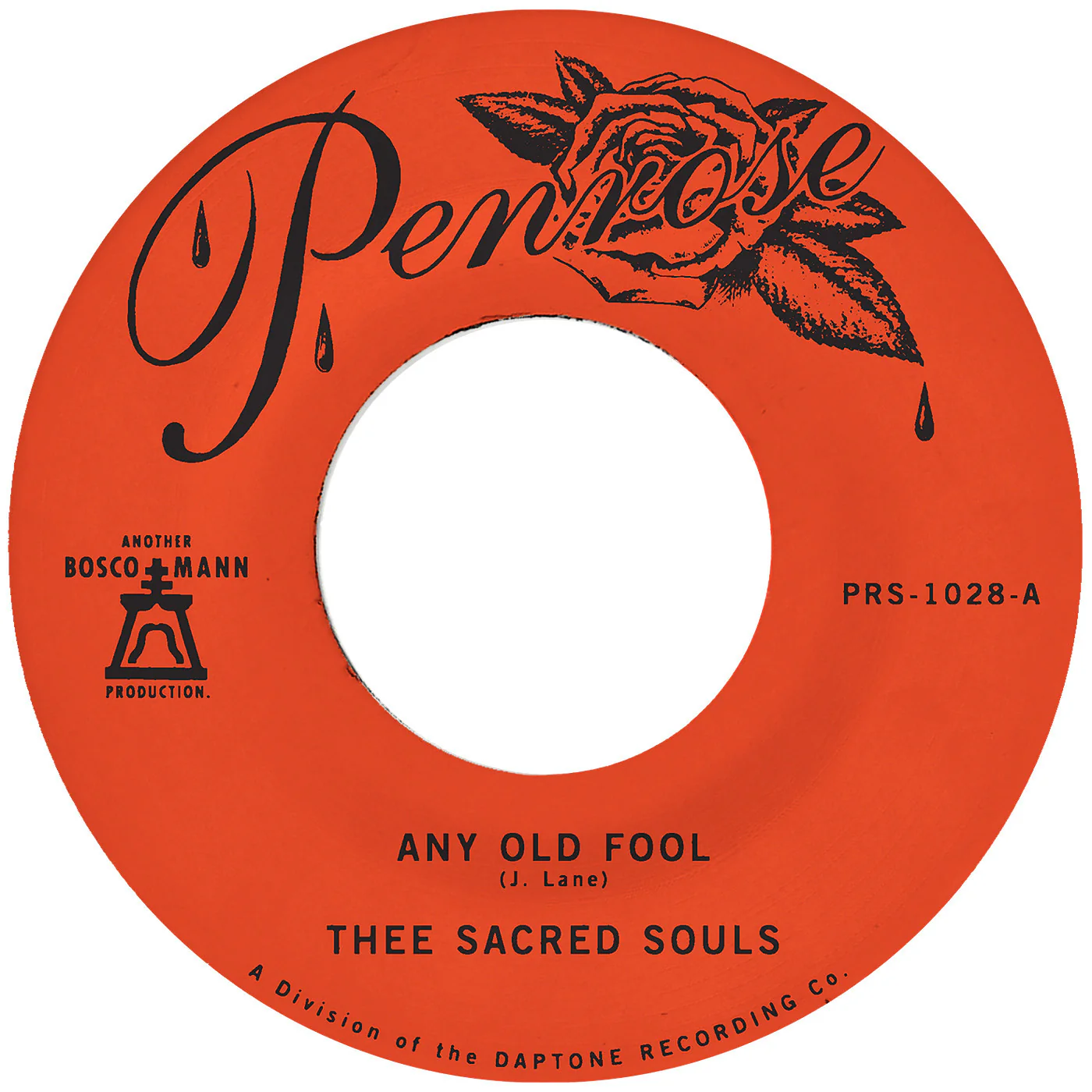 Thee Sacred Souls - Any Old Fool b/w Price I'll Pay 7-Inch