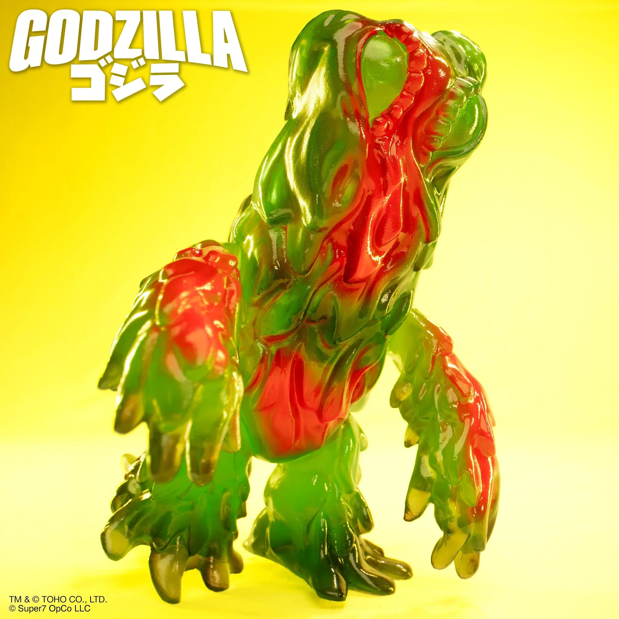 Toho ReAction Figures Hedorah (Clear Green) - Image 3
